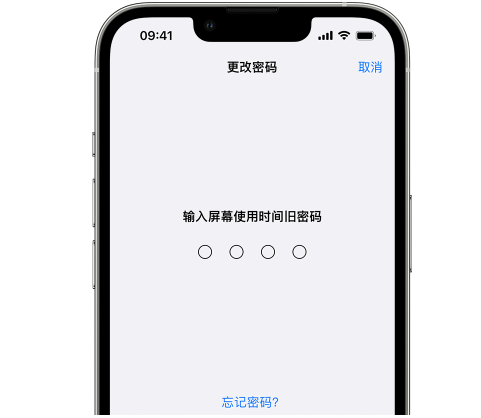 青云谱iPhone屏幕维修分享iPhone屏幕使用时间密码忘记了怎么办 