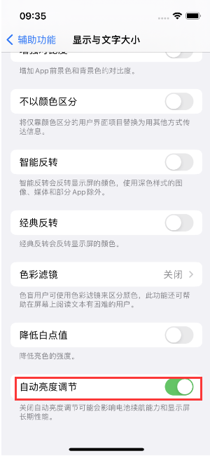 青云谱苹果15维修店分享iPhone 15 Pro系列屏幕亮度 