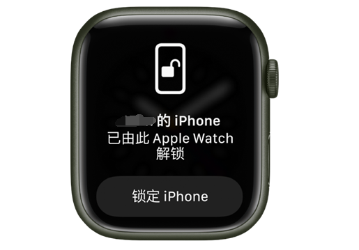 青云谱苹果手机维修分享用 AppleWatch 解锁配备面容 ID 的 iPhone方法 