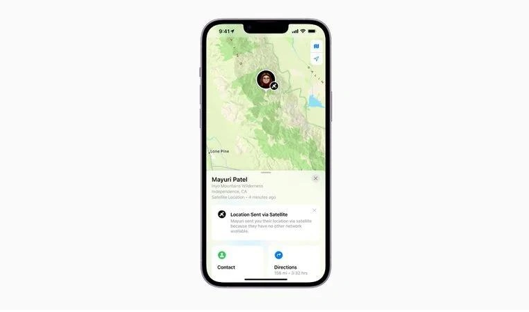 青云谱苹果14维修分享iPhone14系列中 FindMy功能通过卫星分享位置方法教程 