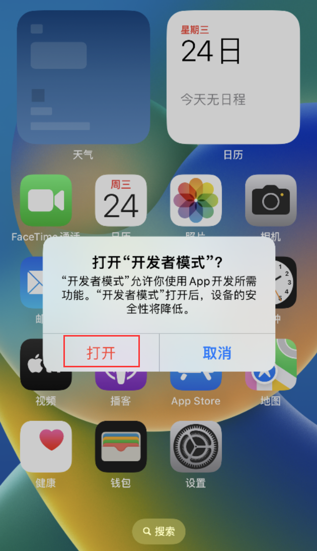 青云谱苹果手机维修分享如何打开开发者模式 