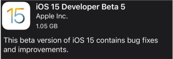 青云谱苹果手机维修分享如何升级到iOS15.0 beta5 