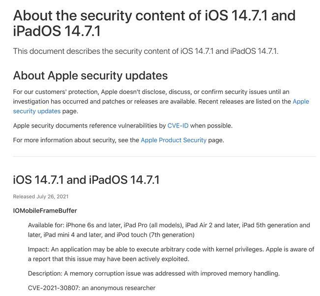 青云谱苹果手机维修分享iOS 14.7.1 正式版更新内容及升级方法 